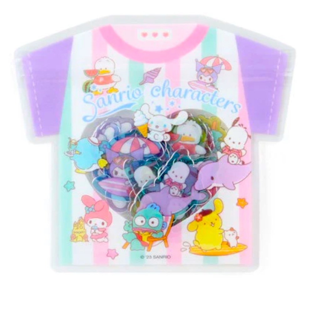 ✅SanrioHello Kitty and Friends Summer T-Shirt Stickers